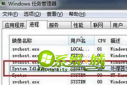 名为“System Idle Process”